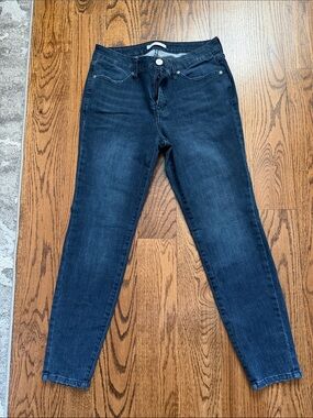 LC Lauren Conrad Dark Indigo Stretch Skinny Jeans